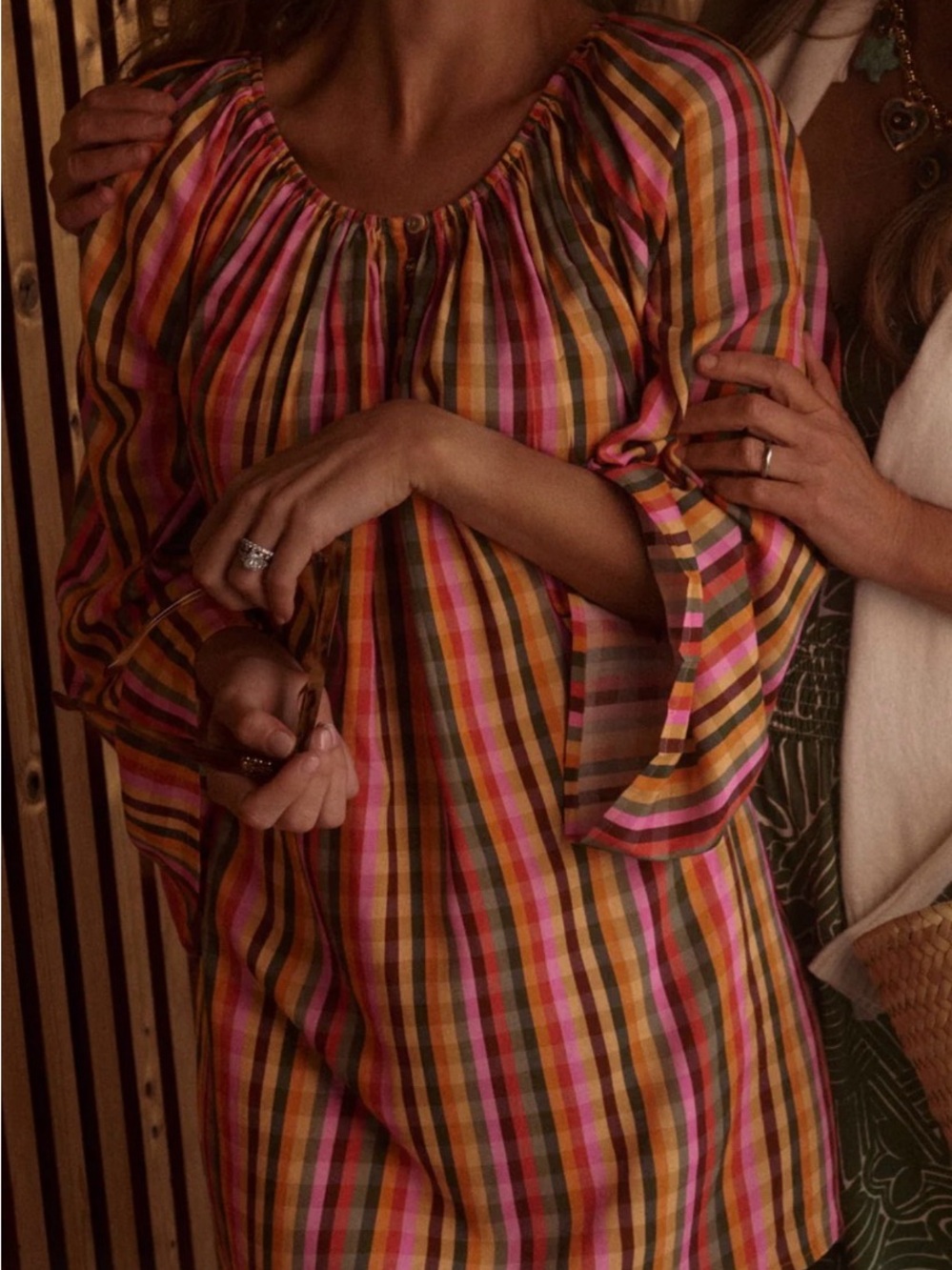 ISO RICKI BEACH CLUB X CAROLINE GILROY
ADA DRESS RAINBOW GINGHAM DO NOT BUY
